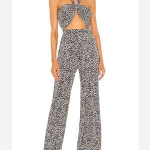 LPA Monochrome Patterned Jumpsuit